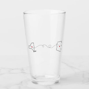 New York tot Arizona - Heart2Heart Glas