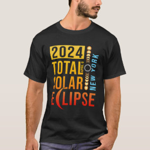 New York totale zonsverduistering 2024 T-shirt