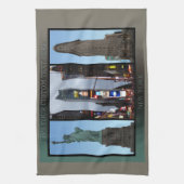 New York Towel Aangepaste NYC Landmark Tea Towel Theedoek (Verticaal)