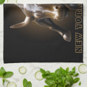 New York Towel Aangepaste NYC Souvenir Tea Towel Theedoek (Gevouwen)