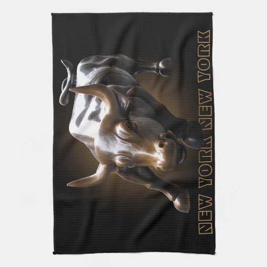 New York Towel Aangepaste NYC Souvenir Tea Towel Theedoek (Verticaal)