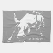 New York Towel Aangepaste NYC Souvenir Tea Towel Theedoek (Horizontaal)