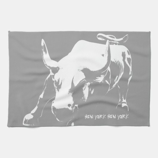 New York Towel Aangepaste NYC Souvenir Tea Towel Theedoek (Horizontaal)