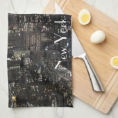New York Towel Aangepaste NYC Souvenir Tea Towel Theedoek (Quarter Fold)