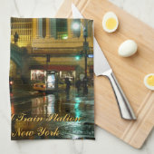 New York Towel Aangepaste NYC Souvenir Tea Towel Theedoek (Quarter Fold)