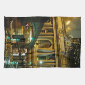 New York Towel Aangepaste NYC Souvenir Tea Towel Theedoek (Horizontaal)