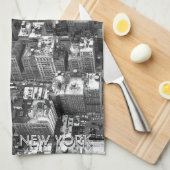 New York Towel Aangepaste NYC Souvenir Tea Towel Theedoek (Quarter Fold)