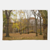 New York Towel Aangepaste NYC Souvenir Tea Towel Theedoek (Horizontaal)