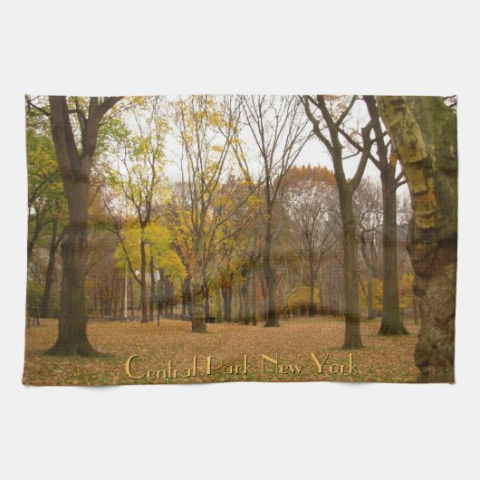 New York Towel Aangepaste NYC Souvenir Tea Towel Theedoek (Horizontaal)