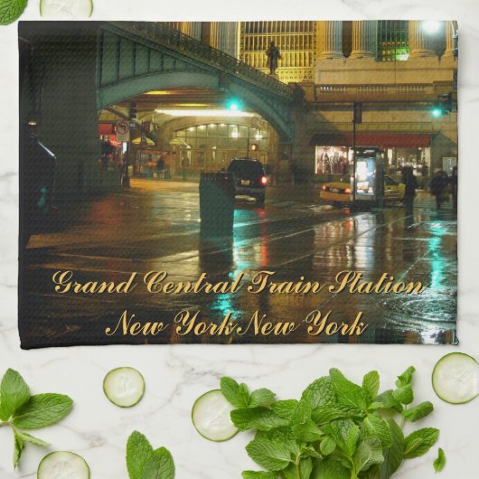 New York Towel Aangepaste NYC Souvenir Tea Towel Theedoek (Gevouwen)