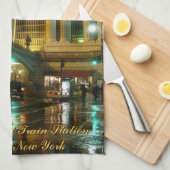 New York Towel Aangepaste NYC Souvenir Tea Towel Theedoek (Quarter Fold)