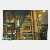 New York Towel Aangepaste NYC Souvenir Tea Towel Theedoek (Horizontaal)