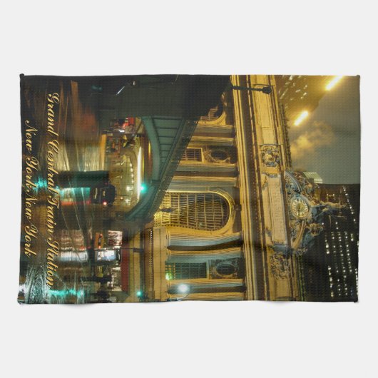 New York Towel Aangepaste NYC Souvenir Tea Towel Theedoek (Horizontaal)