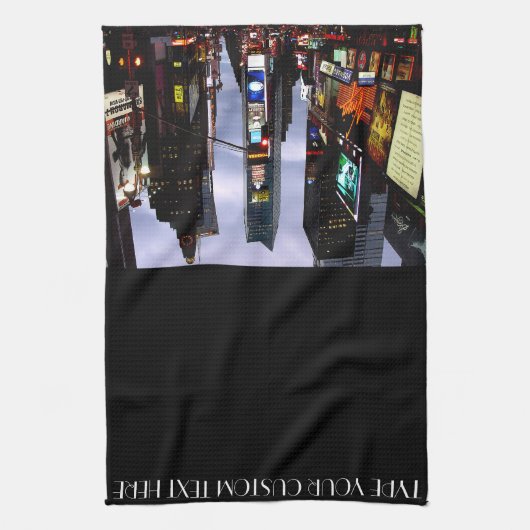 New York Towel Persoonlijke Times Square Tea Towel Theedoek (Verticaal)