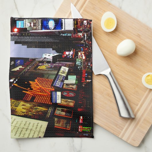 New York Towel Persoonlijke Times Square Tea Towel Theedoek (Quarter Fold)