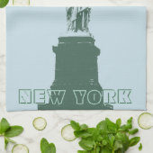 New York Towel Statue of Liberty NYC Tea Towel Theedoek (Gevouwen)