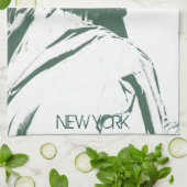New York Towel Statue of Liberty NYC Tea Towel Theedoek (Gevouwen)