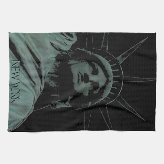 New York Towel Statue of Liberty NYC Tea Towel Theedoek (Horizontaal)