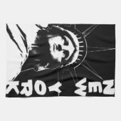 New York Towel Statue of Liberty NYC Tea Towel Theedoek (Horizontaal)
