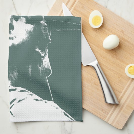 New York Towel Statue of Liberty NYC Tea Towel Theedoek (Quarter Fold)