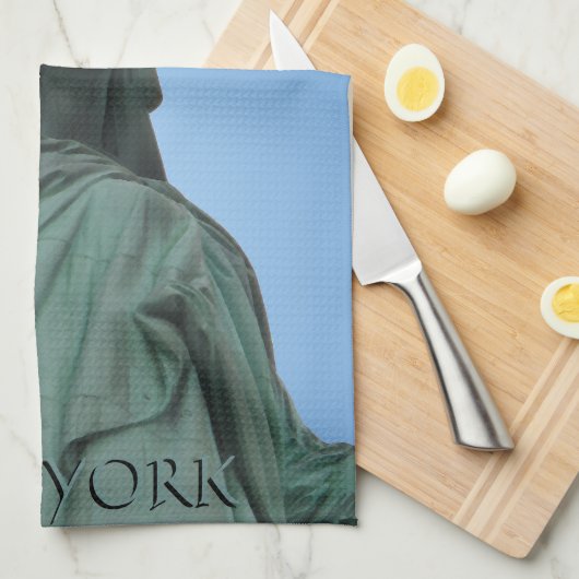 New York Towel Statue of Liberty NYC Tea Towel Theedoek (Quarter Fold)