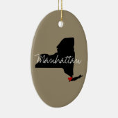 New York Town Keramisch Ornament (Rechts)