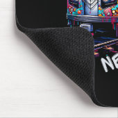 New York Train Graffiti Style, Nyc Subway Car Retr Muismat (Hoek)