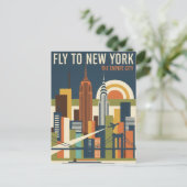 New York Travel Briefkaart (Staand voorkant)