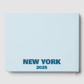 New York travel coffee table book Gastenboek (Achterkant)