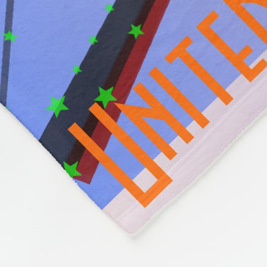 New York Travel Fleece Deken (Hoek)