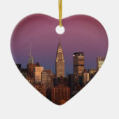 New York Travel Manhattan Empire State Building Keramisch Ornament (Voorkant)