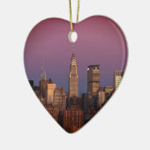 New York Travel Manhattan Empire State Building Keramisch Ornament (Links)