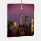New York Travel Manhattan Empire State Building Keramisch Ornament (Rechts)