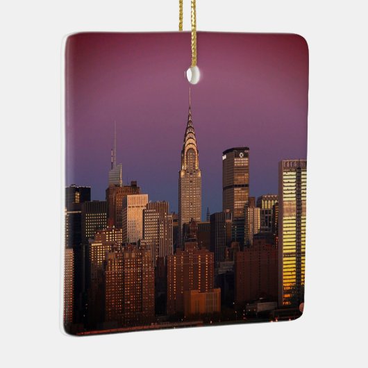 New York Travel Manhattan Empire State Building Keramisch Ornament (Rechts)