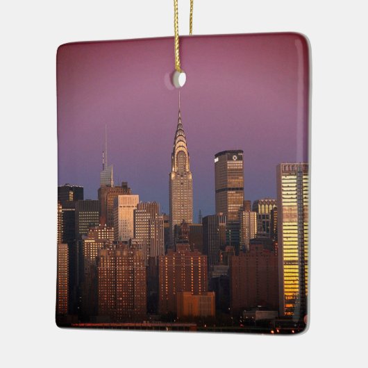 New York Travel Manhattan Empire State Building Keramisch Ornament (Links)