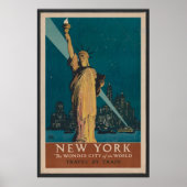 New York Travel Poster (Voorkant)