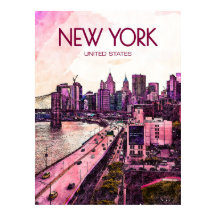 New York Travel Poster