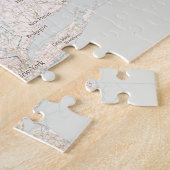 New York Treasure Map Educational Legpuzzel (Zijkant)