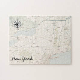 New York Treasure Map Educational Legpuzzel