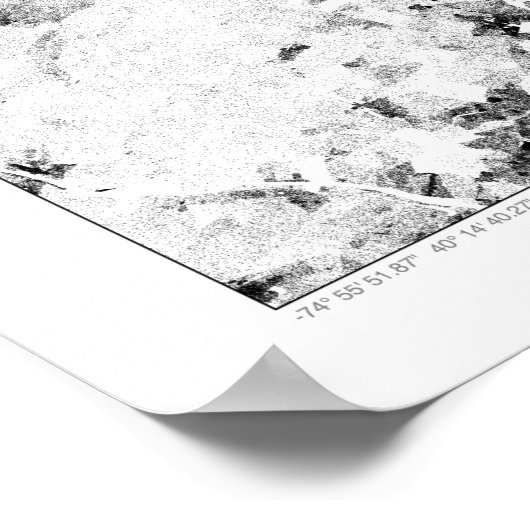 New York Tri-State Census Dotmap Poster (Hoek)