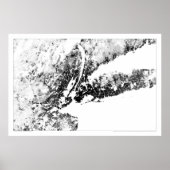 New York Tri-State Census Dotmap Poster (Voorkant)