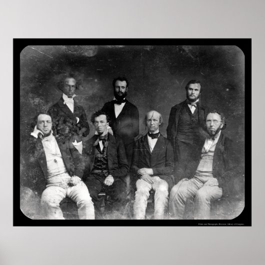 New York Tribune Daguerreotype 1848 Poster (Voorkant)