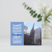 New York-Trinity Place Briefkaart (Staand voorkant)