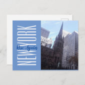 New York-Trinity Place Briefkaart (Voorkant / Achterkant)