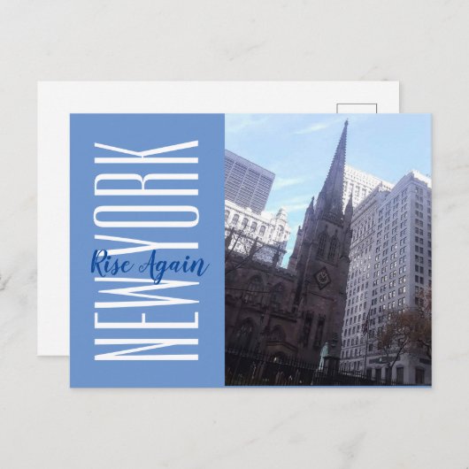 New York-Trinity Place Briefkaart (Voorkant / Achterkant)