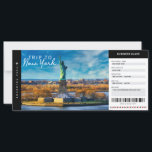 New York Trip Boarding Pass Travel Vacking Ticket<br><div class="desc">New York Trip Boarding Pass Travel Vacation Ticket. Geef je familie en vrienden een reisreis! Eenvoudig te personaliseren! Stuur me een bericht voor een aangepast ontwerp. (Foto van Brendon Spring van Pexels)</div>