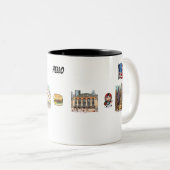 New York Tweekleurige Koffiemok (Voorkant rechts)