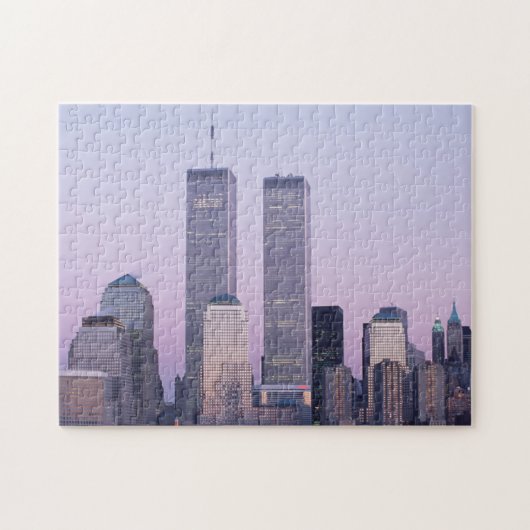 New York Twin Towers Legpuzzel (Horizontaal)