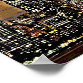 New York Twin Towers Light Beams Poster (Hoek)