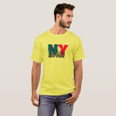New York typografisch T-shirt (Voorkant volledig)